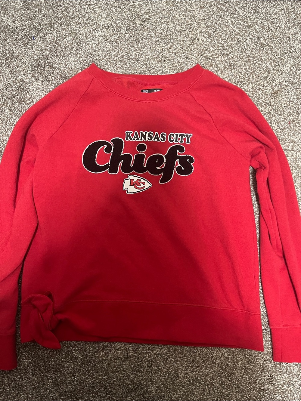NFL Kansas City Chiefs Red Crewneck Sweatshirt